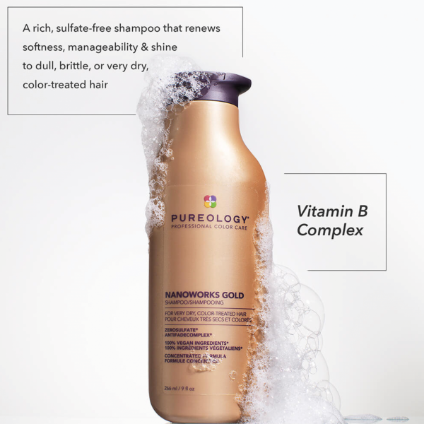 Pureology Nanoworks Gold Shampoo (266ml)